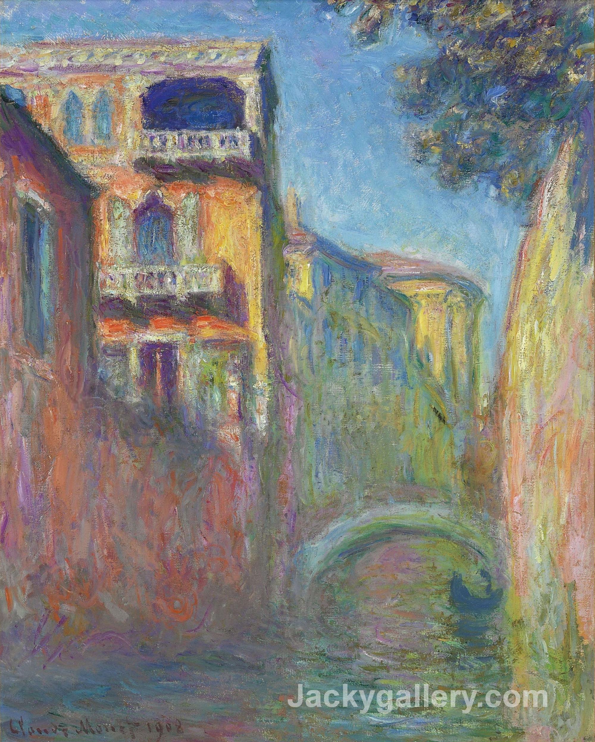 Venice, Rio de Santa Salute by Claude Monet paintings reproduction